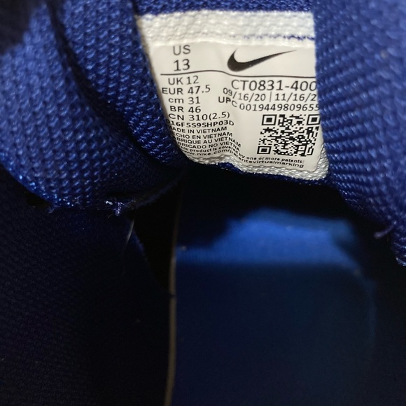 Beautiful nike men lacrosse cleats size 13 like new - Picture 3 of 7